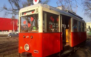 Walentynkowy tramwaj wyjedzie na tory