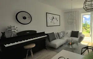 Mieszkanie pasjonata muzyki. Jak wkomponować pianino we wnętrze