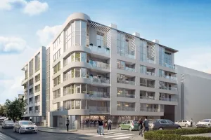 Batorego w Gdyni. Dwa apartamentowce obok siebie