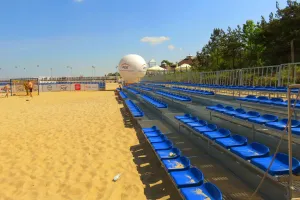 Plażowy stadion w Brzeźnie znów otwarty