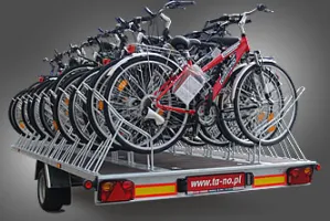 Przyczepa przewiezie rowery przez tunel pod Martwą Wisłą