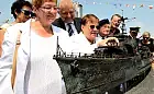 Makieta "Błyskawicy" stanęła przy nabrzeżu w Gdyni