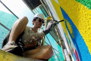 Tak powstają nowe murale na Zaspie
