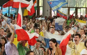 Uczestnicy Światowych Dni Młodzieży świętują w Gdańsku