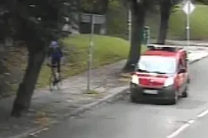 Pościg za rowerzystą po ulicach Gdyni