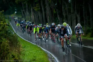 Cyklo Gdynia w strugach deszczu