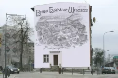 Rycina browaru na kamienicy we Wrzeszczu