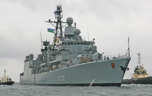 Niemiecki okręt wojenny zawinął do Gdańska