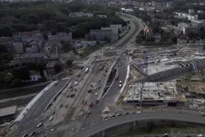 Nowa jezdnia wiaduktu na Armii Krajowej czeka na kierowców