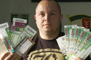 Ma kilkaset biletów z meczów Lechii
