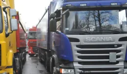 Ciężarówki znowu blokują ul. Marynarki Polskiej