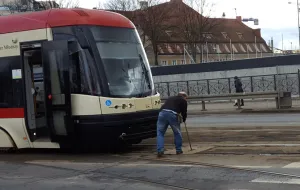 Problem z przejazdem tramwajów na Hucisku