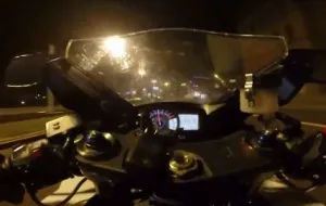 Nocny pościg za pijanym motocyklistą
