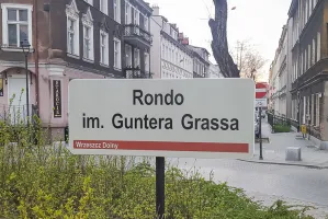 Zabawna wpadka na rondzie we Wrzeszczu