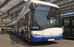 Przegubowy trolejbus przyjechał na testy do Gdyni