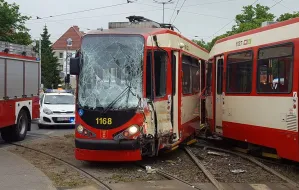 Czołowe zderzenie tramwajów we Wrzeszczu. 10 osób rannych