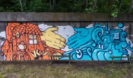 Nowy, morski mural na Oksywiu