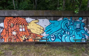 Nowy, morski mural na Oksywiu