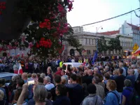 Protesty w obronie Sądu Najwyższego w Gdańsku i  Gdyni