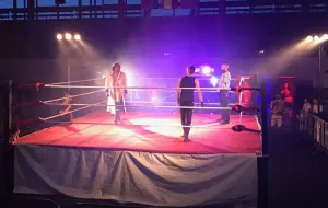 Niesamowity klimat na gali wrestlingu w Gdyni