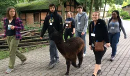 Studenci z USA uczyli się pracy biologa w gdańskim zoo