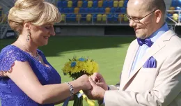 Pierwszy ślub na stadionie w Gdyni