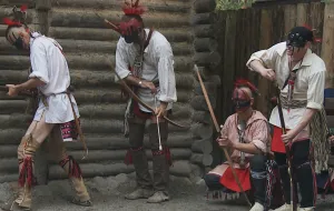 Indianie i koloniści na Grodzisku w Sopocie