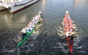 Smocze łodzie na Motławie popłyną dla dzieci