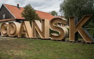 Napis "Gdańsk" prawie gotowy