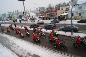 Mikołaje na Motocyklach  zdobyli Trójmiasto!