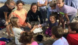 Łowią krewetki, pokazują mieszkańców Bałtyku. Dzieciom pomagają Morscy odkrywcy