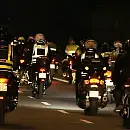Motocykliści przejechali nocą przez Gdańsk