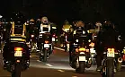 Motocykliści przejechali nocą przez Gdańsk