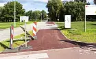 Nowa droga rowerowa przez park Jana Pawła II na Zaspie