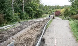 Trwa remont trasy rowerowej łączącej Orłowo z Sopotem