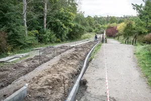 Trwa remont trasy rowerowej łączącej Orłowo z Sopotem