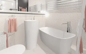 Gustowna i funkcjonalna łazienka dla kobiety