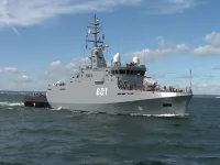 ORP Kormoran oficjalnie opuścił Remontowa Shipbuilding
