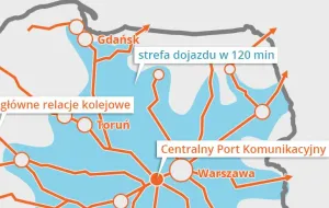 Nowa linia kolejowa połączy Trójmiasto i Centralny Port Komunikacyjny pod Warszawą?