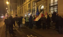 Demonstracja przed gdańskim sądem