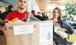Studenci zbierają odzież dla pacjentów