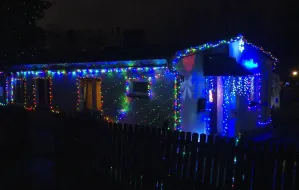 Świąteczne oświetlenie domów w Trójmieście