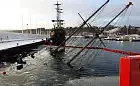 Jacht 'Knudel' zatonął w marinie w Gdyni