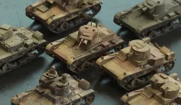 Tworzy modele polskich pojazdów wojskowych