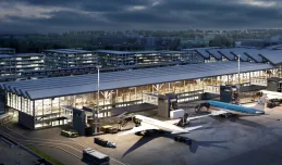 Lotnisko się rozbudowuje. Większa hala dla pasażerów, biurowce obok