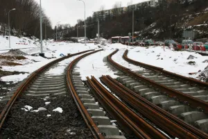 Remont Łostowickiej: torowisko już jest, ulice czekają na lepszą pogodę