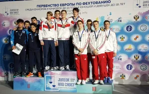 Floreciści UKS Atena Gdańsk brązowymi medalistami mistrzostw Europy kadetów
