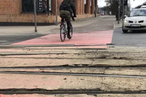 Przejazd koło Opery znów do naprawy