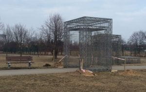 Instalacja w parku zaskoczyła mieszkańców Zaspy