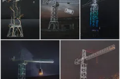 Czytelnicy Trojmiasto.pl wybrali projekt iluminacji stoczniowego dźwigu